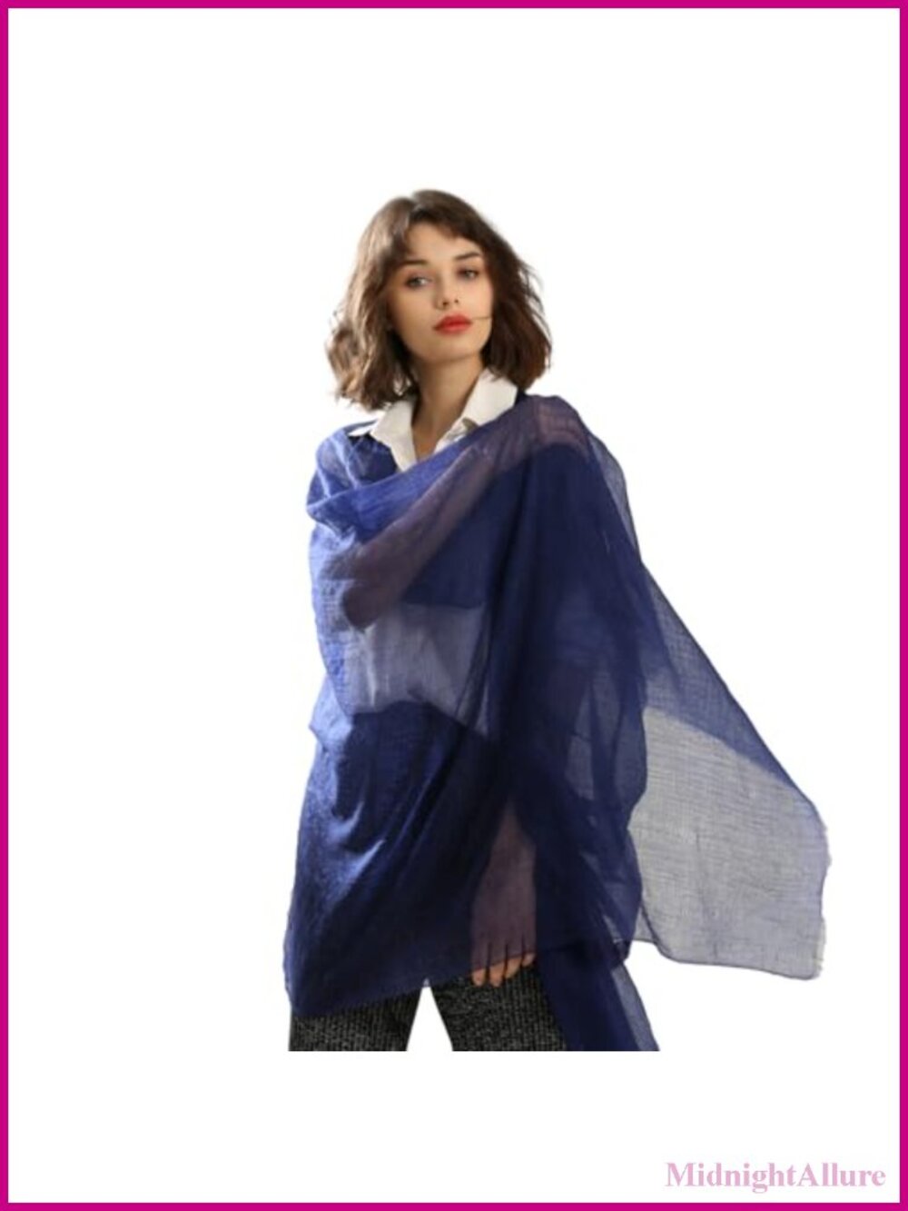 100% Cashmere Shawl Wrap Featherlight Thin Sheer Scarf Gift Box
